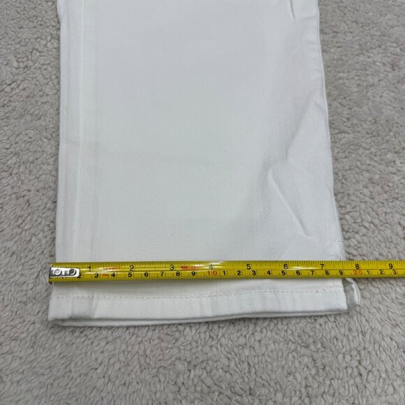 NYDJ Lift X Tuck Women's Crop White Denim Pants, Size 12 NWOT - Picture 9 of 11